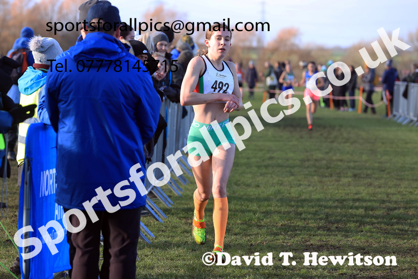 Girls Under-15s 2026 Northern Cross Country Champs., Pontefract Racecourse, Pontefract. Photo: David T. Hewitson/Sports for All Pics